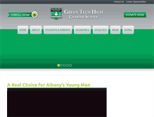 Tablet Screenshot of greentechhigh.org